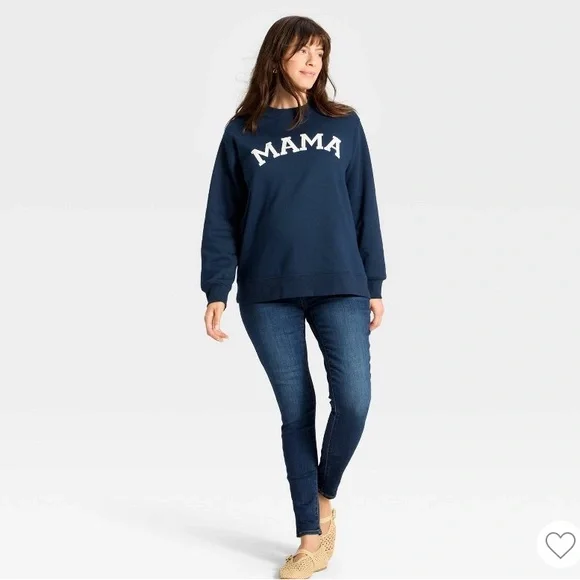 NWT Maternity Sweatshirt - Isabel
Maternity by Ingrid & Isabel Navy Blue - Picture 3 of 4
